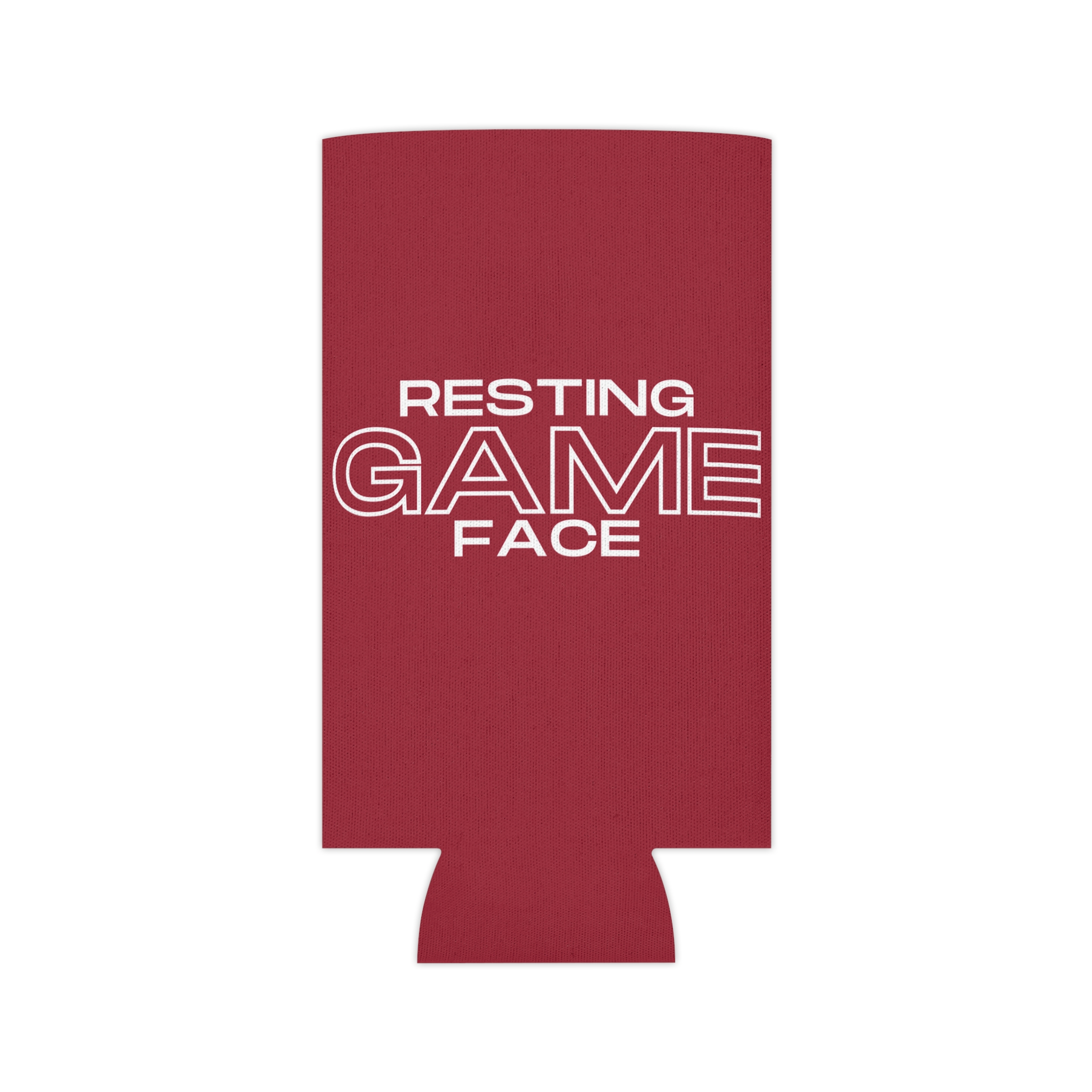Resting Game Face Crimson Koozie - Image 9