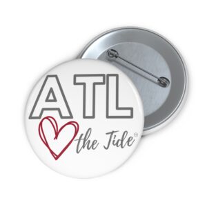 ATL Loves the Tide Gray Button